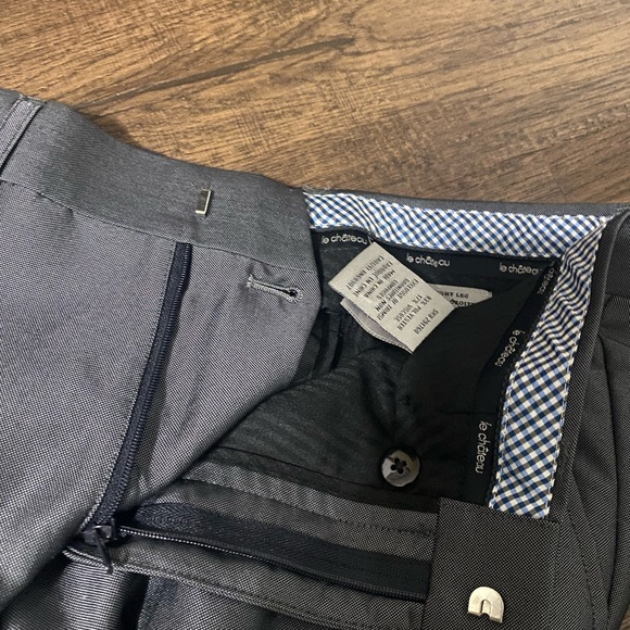 Le Chateau Mens Grey Dress Pants - Picture 4 of 5